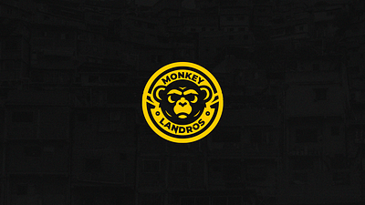 Monkey Landros branding clothes graphic design identity illustrator logo photoshop