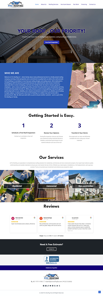 Roofing Orlando Florida Website Design roofing orlando website design