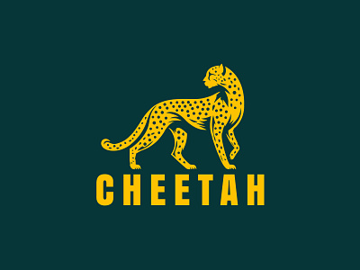 Cheetah Logo animal animals branding cheetah cheetah logo design entertainment gepard graphic design leopard logo logo for sale run strong ui ux vector wild wild production