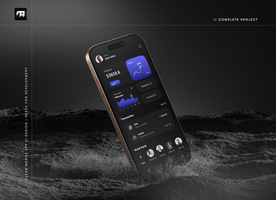 Easy Finance Managing - Mobile App UI app app design design finance financial dashboard app mobile mobile ui mobile ui design ui ui design uiux