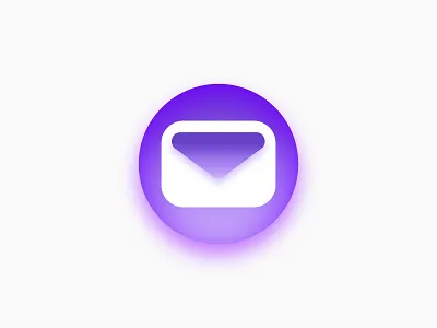 Mail Icon concept gradient icon icon design ui