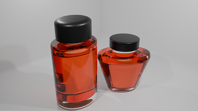 perfume bottle design 3d graphic design