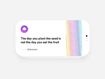 Quote widget exploration 👀 design product design quote widget