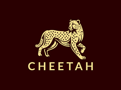 Cheetah Logo animal animals branding cats cheetah cheetah logo design entertainment fast gepard graphic design leopard logo logo for sale strong ui ux vector wild wild production