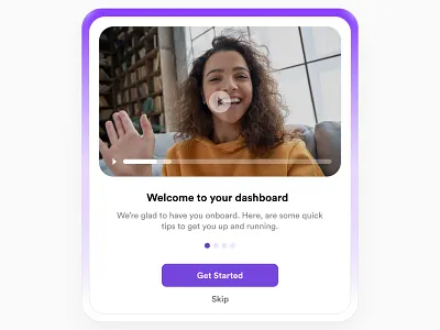Onboarding Modal product design saas app ui modal web app