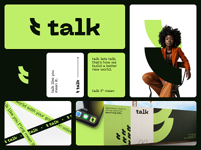 Talk - Proposed Logo app branding design graphic design illustration logo ui website