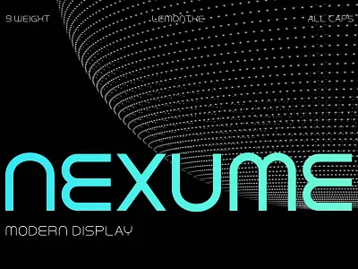 Nexume branding design fonts graphic design handlettering logo typeface typography