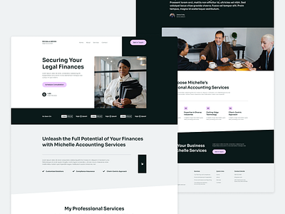 Accountant Website Design accountant portfolio accountant portfolio design accountant web design accountant website accountant website design accounting website ui ui design ux web design website design