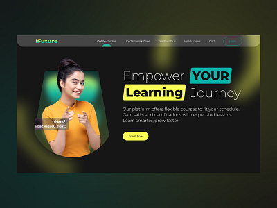 iFuture - e-learning platform 3d app branding color design e learning education graphic design illustration interaction learning logo mobile app typography ui ui designs uiux