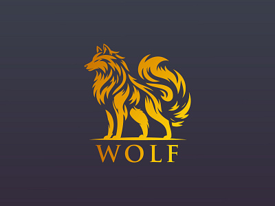 Wolf Logo animal animals branding character concept creature danger dangers graphic design head hunter mythology ui ux vector wild wilderness wolf wolf logo wolves