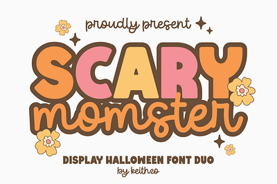 Scary Momster - Halloween Typeface cricut fonts