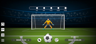 Penalty Strikers Game animation app betting branding casino design football gambling game design game ui gaming graphic design illustration logo motion graphics soccer typography ui ux vector