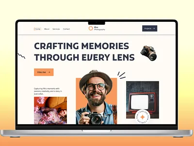 Alex Photography - Photographer Portfolio Website Landing Page alex photography alex photography website design landing page photography photography portfolio photography portfolio website product design ui ui design ux ux design website