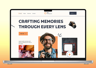 Alex Photography - Photographer Portfolio Website Landing Page alex photography alex photography website design landing page photography photography portfolio photography portfolio website product design ui ui design ux ux design website