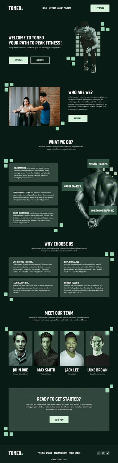 toned, fitness coaching website design branding coaching fitness graphic design inspiration ui website website design