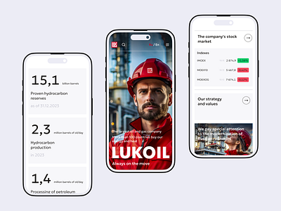 Oil and Gas Company Interface ai animation b2b branding clean company concept design interface logo motion oil red screen site ui uiux ux webdesign website