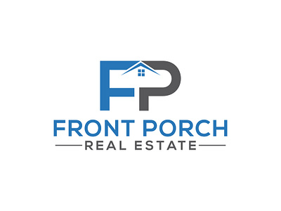 Real estate logo design best logo designer branding design fp logo front porch real estate logo graphic design home logo house logo illustration logo logo design logo maker minimalist property logo real estate agency logo real estate logo design ui