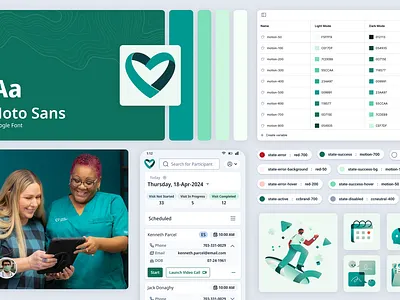 Gray's Design System atomic branding care components design design system foundations library medical product system ui user experience ux