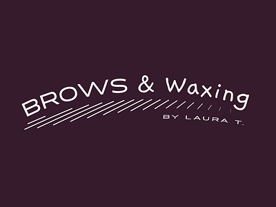 Brows & Waxing - Beaty Salon - Brand Identity branding brows identity logo waxing