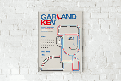 Calendari Ken Garland calendar calendari calendario cartel cartell diseño diseño editorial diseño gráfico disseny disseny editorial disseny gràfic graphic design illustration ilustración il·lustració ken garland maquetació maquetación model poster