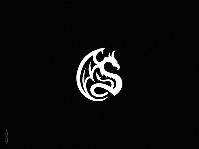 S - dragon dragon dragon art dragon letter dragon logo game dev gothic gothic font gothic letter gothic logo gothic s lettering logotype modern s s gothic snake team spirit typography