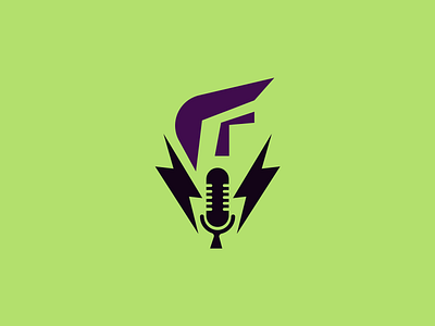 Electric Podcast channel lightning microphone nature podcast radio rock thundr