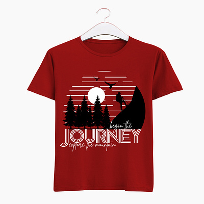 hiking tshirt adventure branding custom design facebook graphic design hiking illustration marketing motivationaltshirt mountain seasonalfashion t shirt typography