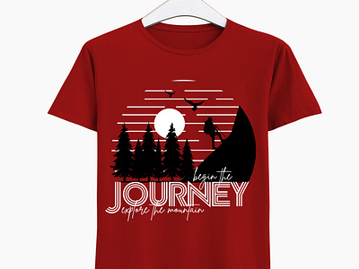 hiking tshirt adventure branding custom design facebook graphic design hiking illustration marketing motivationaltshirt mountain seasonalfashion t shirt typography