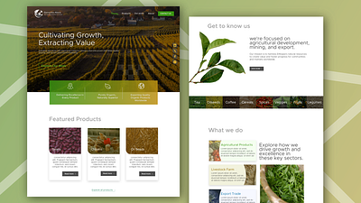 Agricultural Website Design agriculture brandi design farming ui website