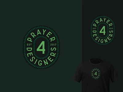 Prayer Circle brand design branding graphic graphic design green lime logo logo design t shirt