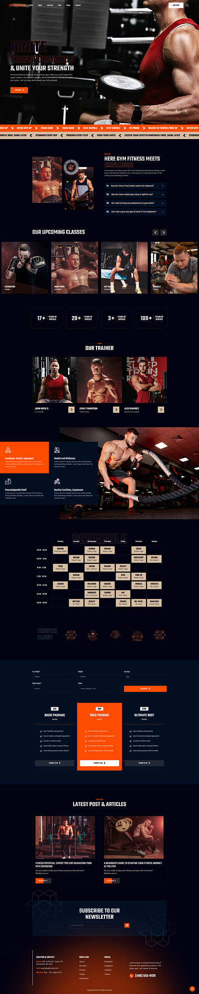 Energetic Website UI Design for Fitness & Wellness Brands 3d animation branding design fitness website graphic design illustration logo motion graphics tristate designs ui ui design vector website development