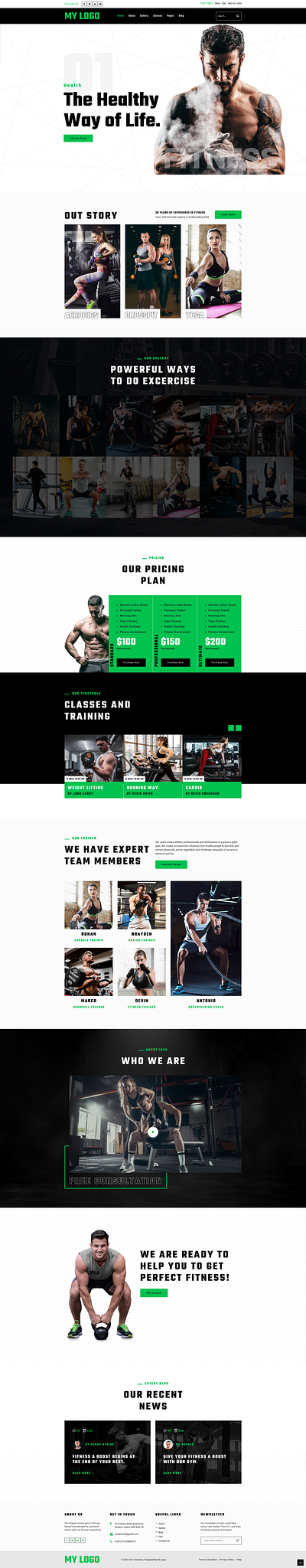 Energetic Website UI Design for Fitness & Wellness Brands 3d animation branding design fitness website graphic design gym website illustration logo motion graphics tristate designs ui vector web design website design website development