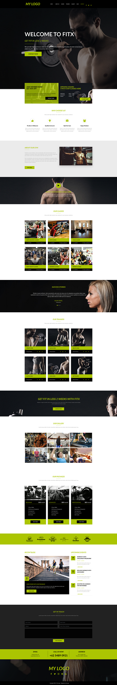 Energetic Website UI Design for Fitness & Wellness Brands 3d animation branding design graphic design illustration logo motion graphics tristate designs ui vector