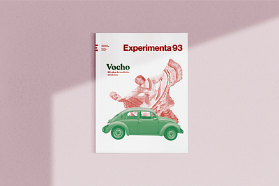 Vocho - Experimenta 93 (projecte d'estudis) cartel cartell collage cover design diseño editorial diseño gráfico disseny editorial disseny gràfic duotono experimenta 93 fotografia graphic design magazine mexico photoshop portada poster revista vocho