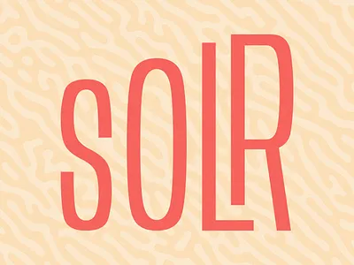 SOLR — The Solana Savanna brand brand design brand identity branding crypto logo logo design logotype nft solana solr turing pattern typeface web 3 web3