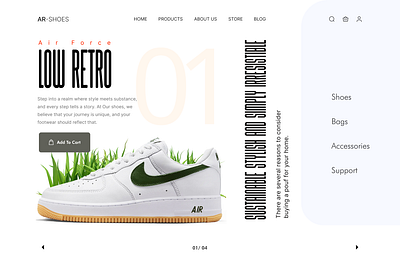 Shoes website hero Section template app design figma landing page shoes ui uiux ux website website designe