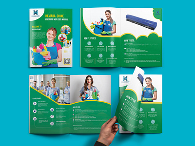 cleaning-service annual report brochure design business card catalog company profile design flyer design magazing design