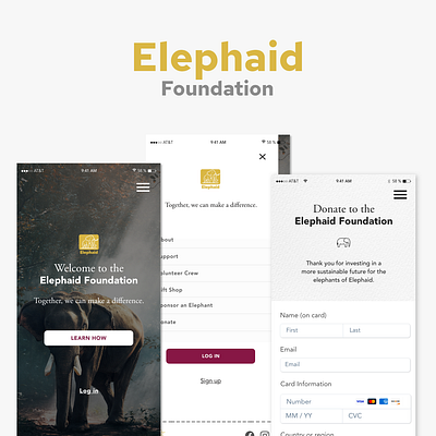 Elephaid Redesign ui ux