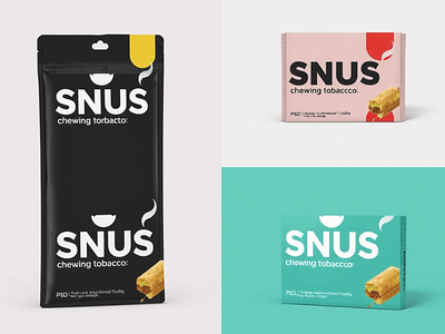 Snus Chewing Tobacco - 4 PSD Mockup branding design graphic design illustration vector