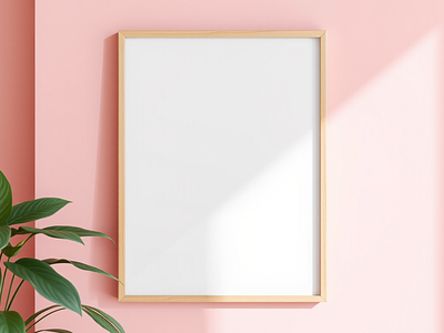 SOFT PINK | poster mockup frame branding design graphic design illustration vector