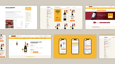 Nicolas : Website Re-Design e commerce ui ux visualdesign