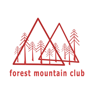 Logo Design branding forest club logo forest logo graphic design logo logodesign mountain club logo mountain logo