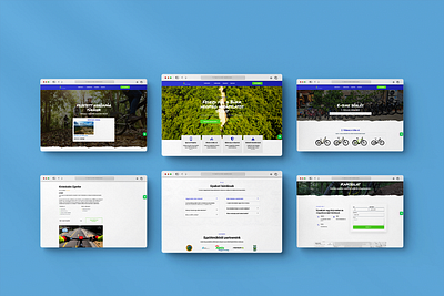 Tourdetekergok.hu - E-bike renting platform design & development branding graphic design ui website design