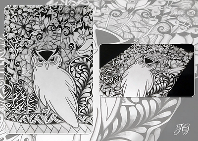 Selvatic | Zentangle & Ilustration art handmade pattern zentangle