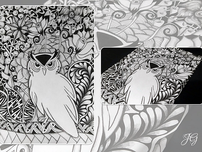 Selvatic | Zentangle & Ilustration art handmade pattern zentangle