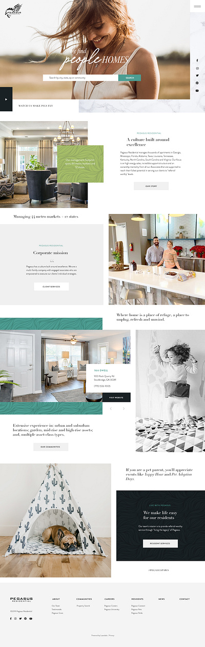 Pegasus Residential Website