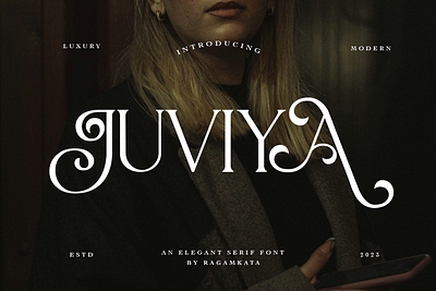 Juviya - Elegant Serif Font branding elegant fashion font handwritten font script serif