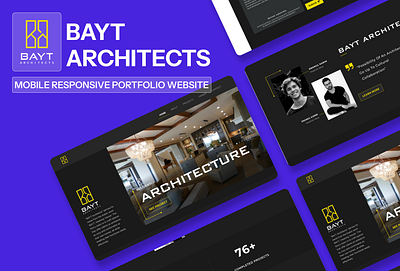 BAYT ARCHITECTS (PROTFOLIO WEBSITE) mobile portfolio responsive ui website