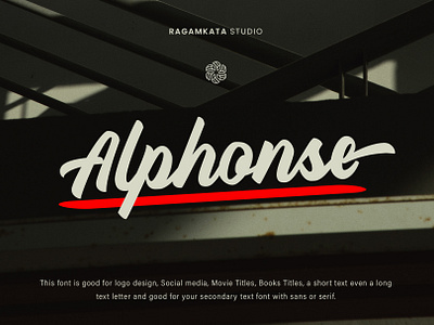 Alphonse - Modern Script Font logo