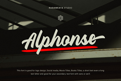 Alphonse - Modern Script Font logo